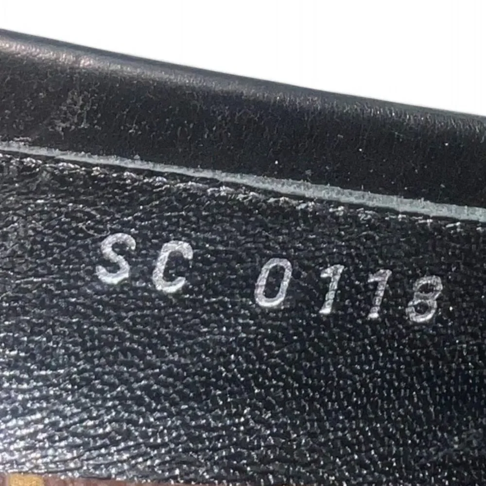Authentic LOUIS VUITTON Women's Black LV Logo Upper Case Loafers Size EU…